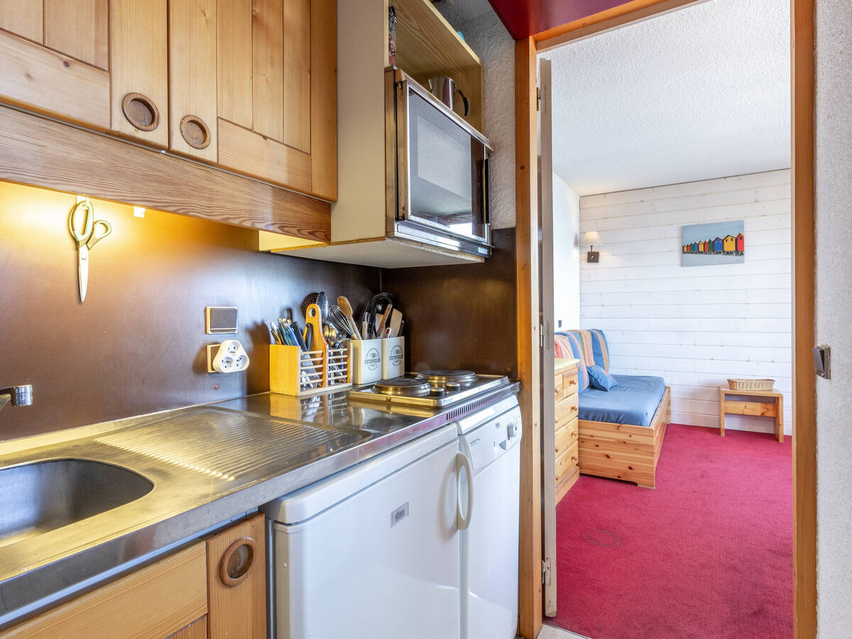 Studio cabine 22 m² avec balcon, vue vallée à La Plagne - Photo 2
