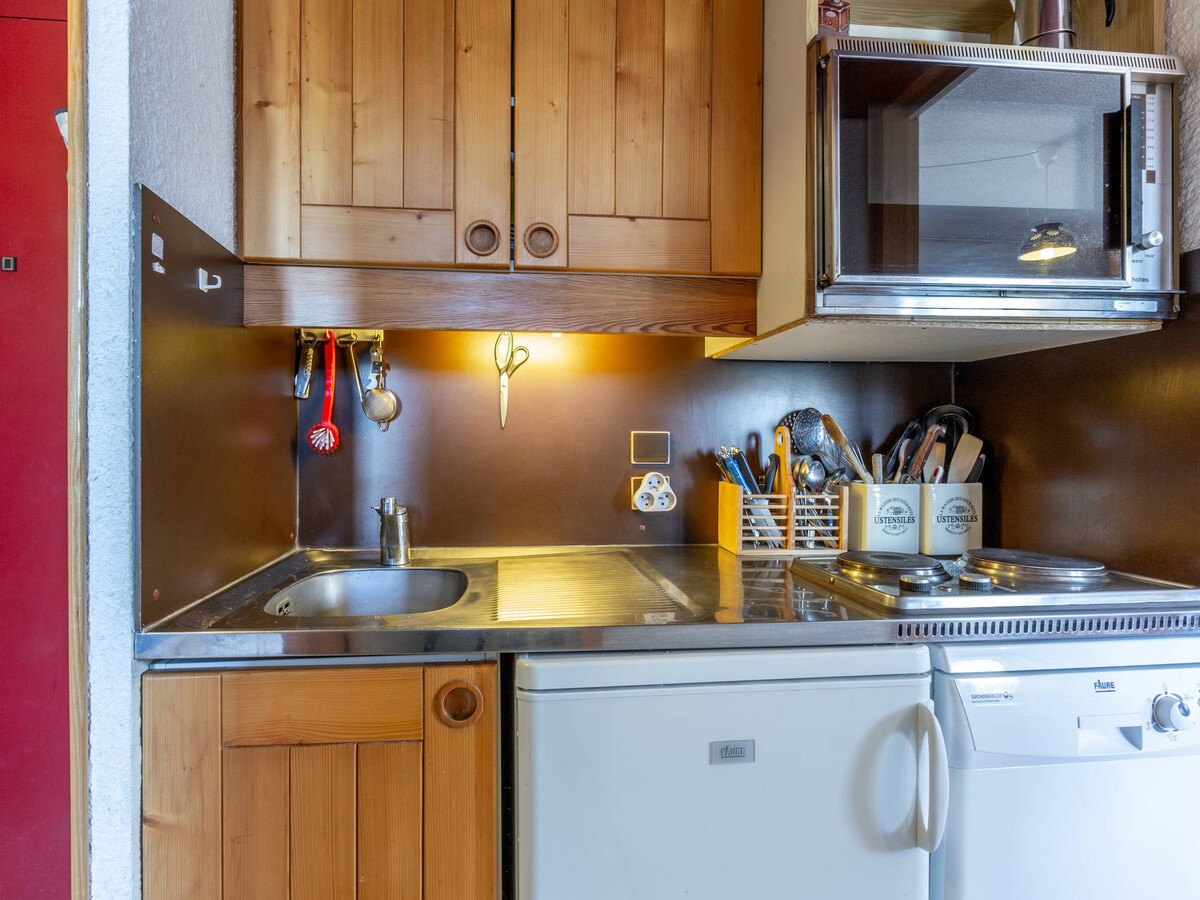 Studio cabine 22 m² avec balcon, vue vallée à La Plagne - Photo 8