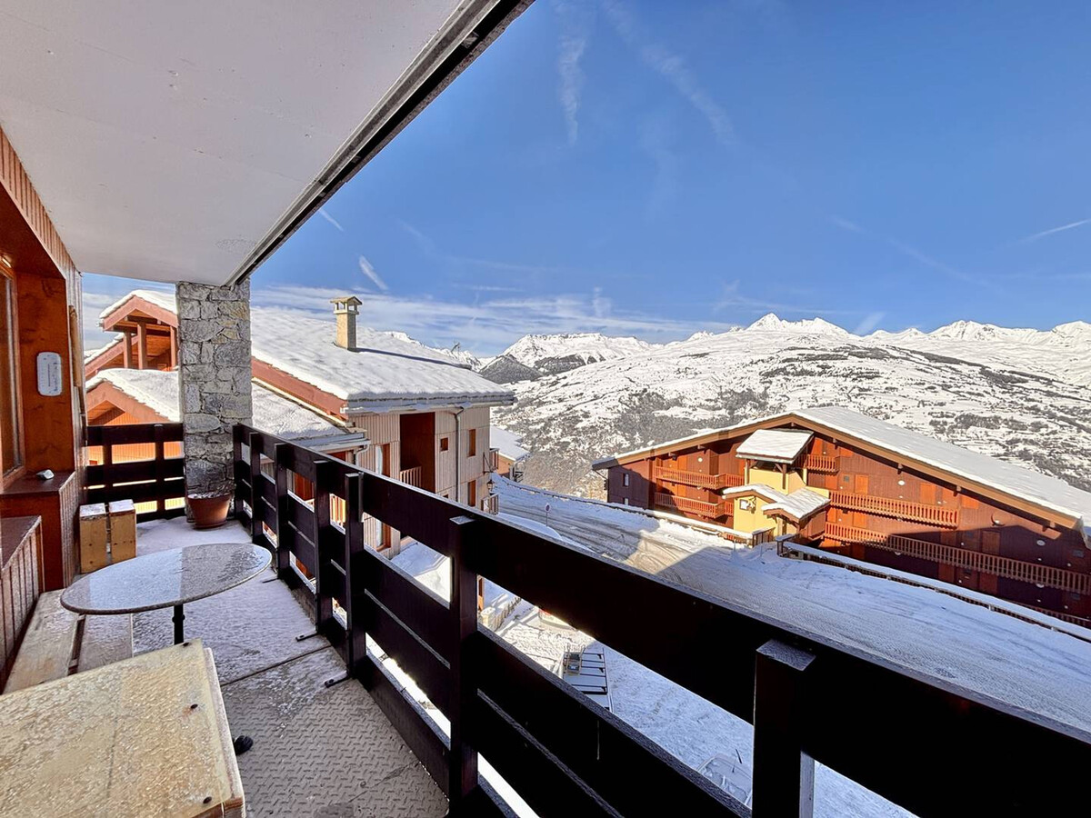 Studio cabine 22 m² avec balcon, vue vallée à La Plagne - Photo 10