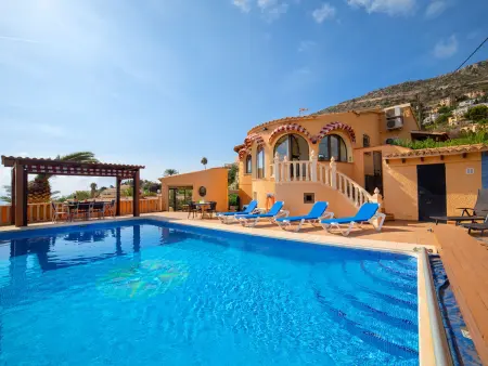 Villa Leon – Calpe, piscine privée et vue mer : photo 5