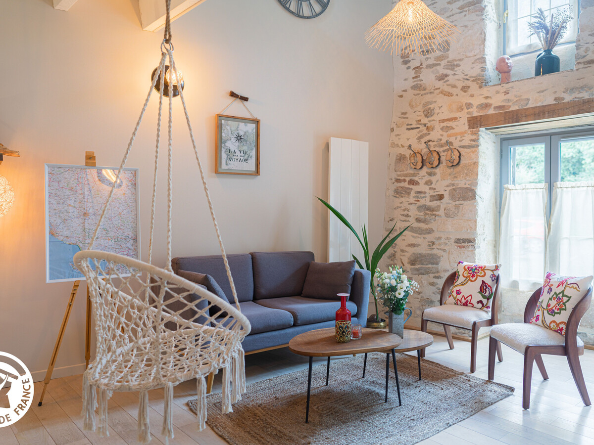 Gîte 5 pers. avec piscine chauffée à Mareuil-sur-Lay - Photo 5