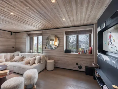 Luxueux chalet 6 chambres avec jacuzzi et home-cinéma à Megève, proche centre - Photo 1