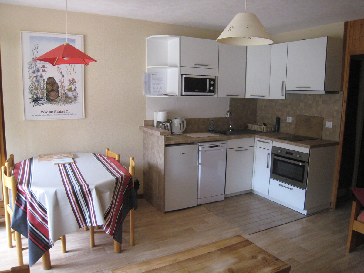 Studio cabine 4 pers. avec balcon sud à La Clusaz - Photo 3
