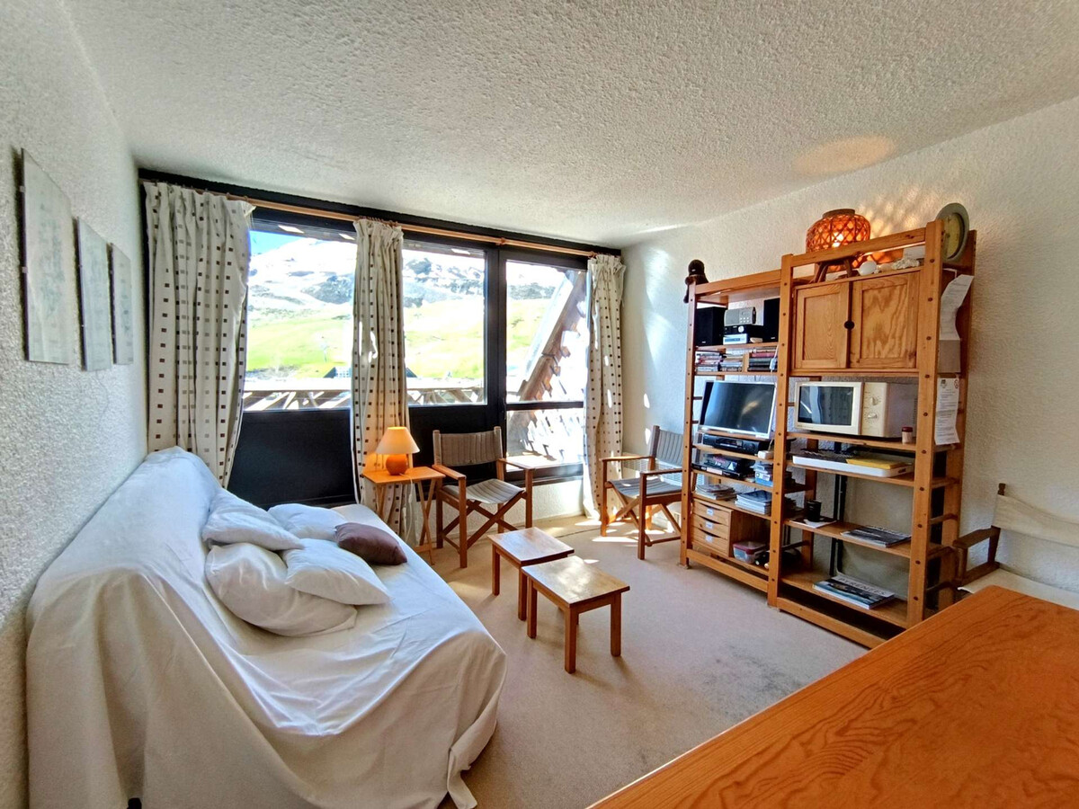 Studio cabine 6 pers, balcon sud et vue pistes à Piau-Engaly - Photo 2
