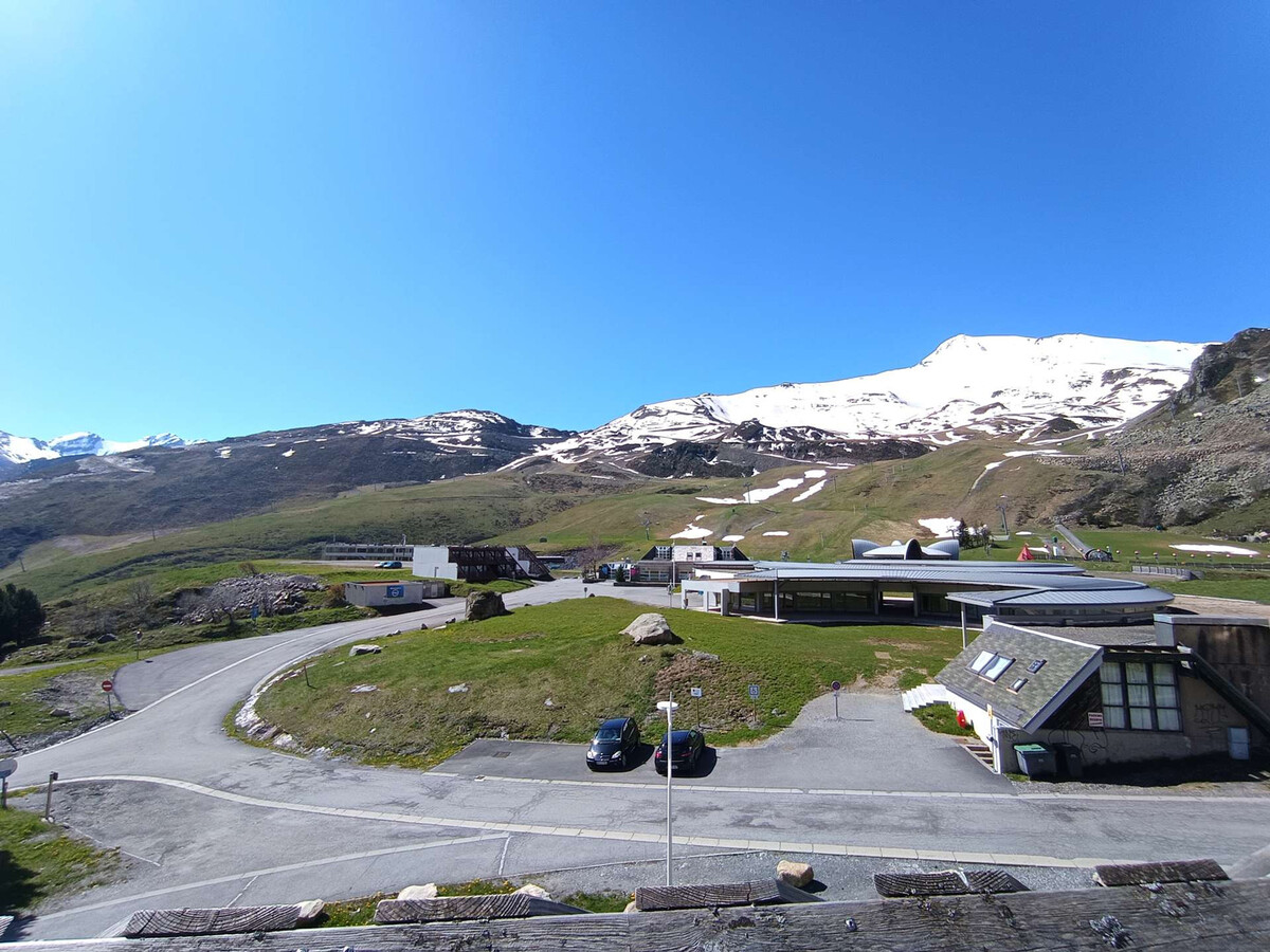 Studio cabine 6 pers, balcon sud et vue pistes à Piau-Engaly - Photo 14