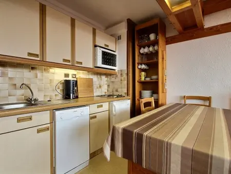 Appartement 4 pers. vue Mont-Blanc, pistes à 50 m, La Plagne : photo 2