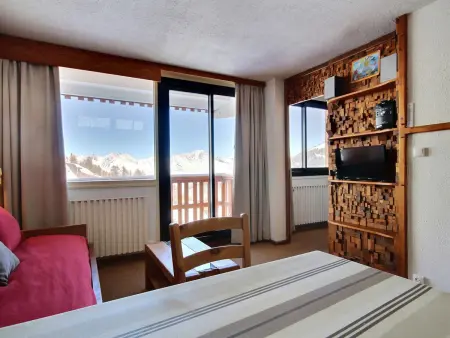 Appartement 4 pers. vue Mont-Blanc, pistes à 50 m, La Plagne : photo 5