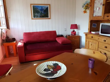 Studio rénové cœur de station avec casier à skis à Montchavin : photo 8