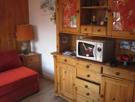 Studio rénové cœur de station avec casier à skis à Montchavin : photo 9