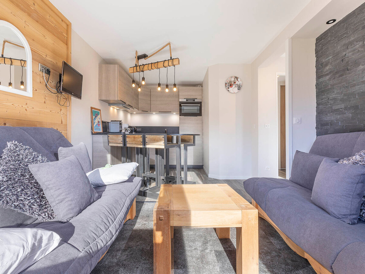 2 pièces cabine 6 pers. balcon Sud-Est à Avoriaz - Photo 5