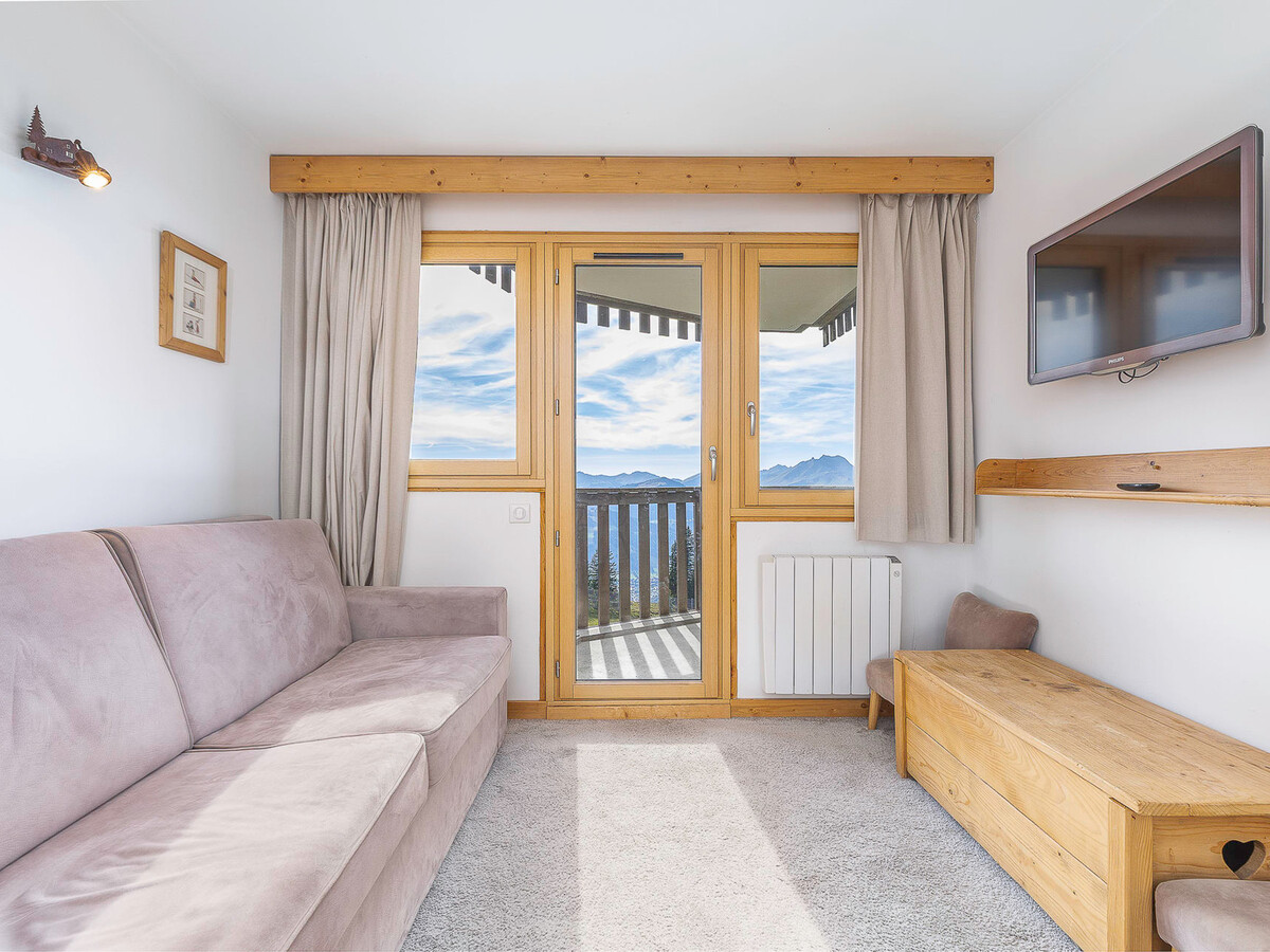 Studio cabine 4 personnes à Avoriaz, balcon vue vallée - Photo 1