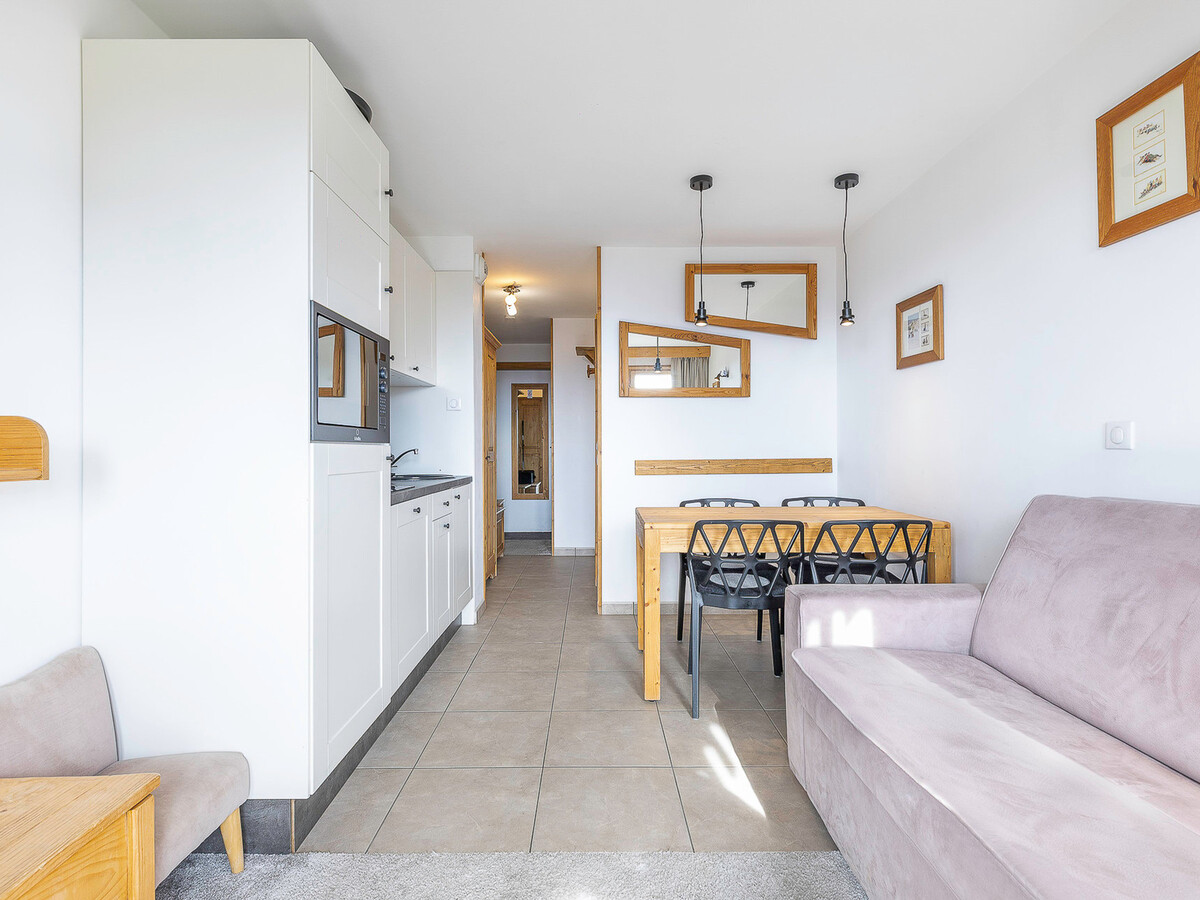 Studio cabine 4 personnes à Avoriaz, balcon vue vallée - Photo 2
