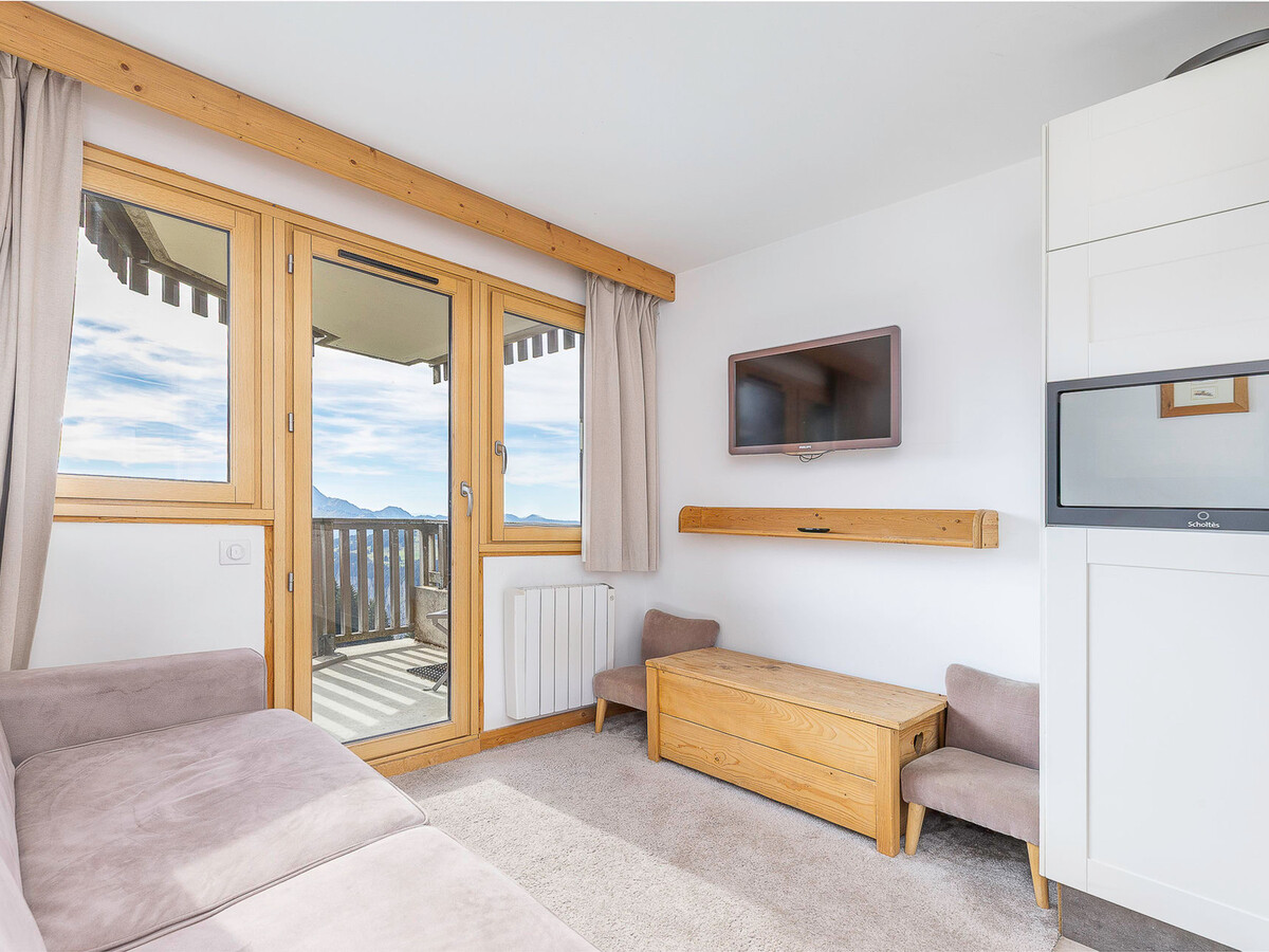 Studio cabine 4 personnes à Avoriaz, balcon vue vallée - Photo 3