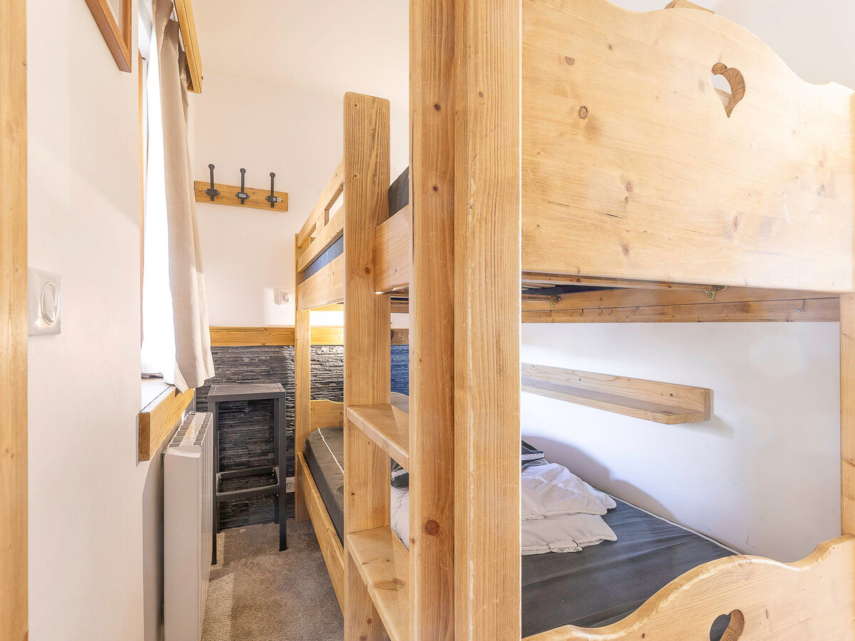 Studio cabine 4 personnes à Avoriaz, balcon vue vallée - Photo 6