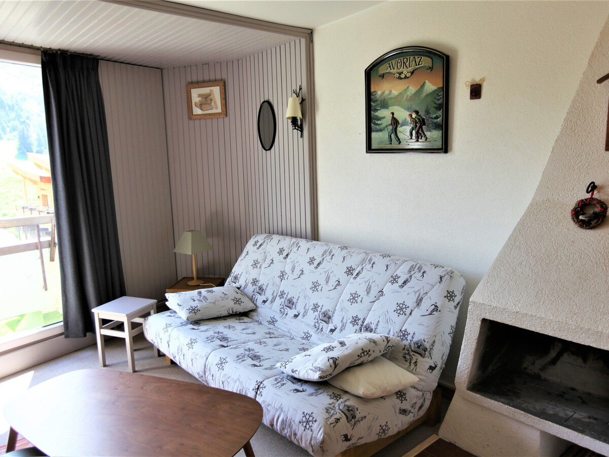 Studio 34 m² rénové, cheminée et balcon Sud-Est à Avoriaz - Photo 1