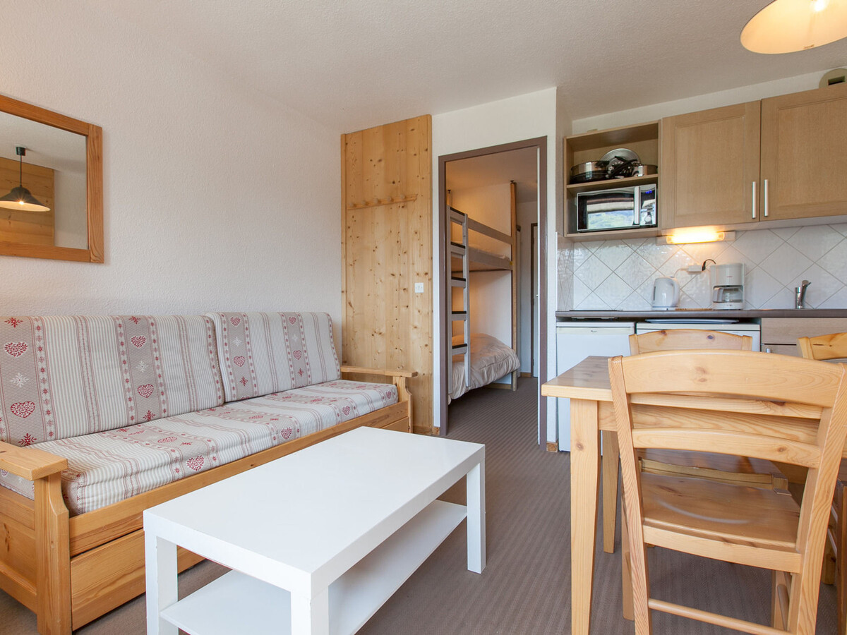 Studio 4 pers. Avoriaz, balcon SE et vue station - Photo 1