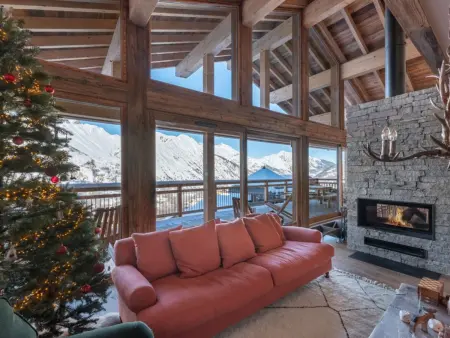Location chalet à Saint Martin de Belleville, Chalet de luxe pour 12 pers. proche des pistes, avec sauna