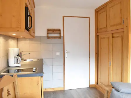 Studio rénové 3 pers. à Méribel, 50m des pistes, balcon sud : photo 9