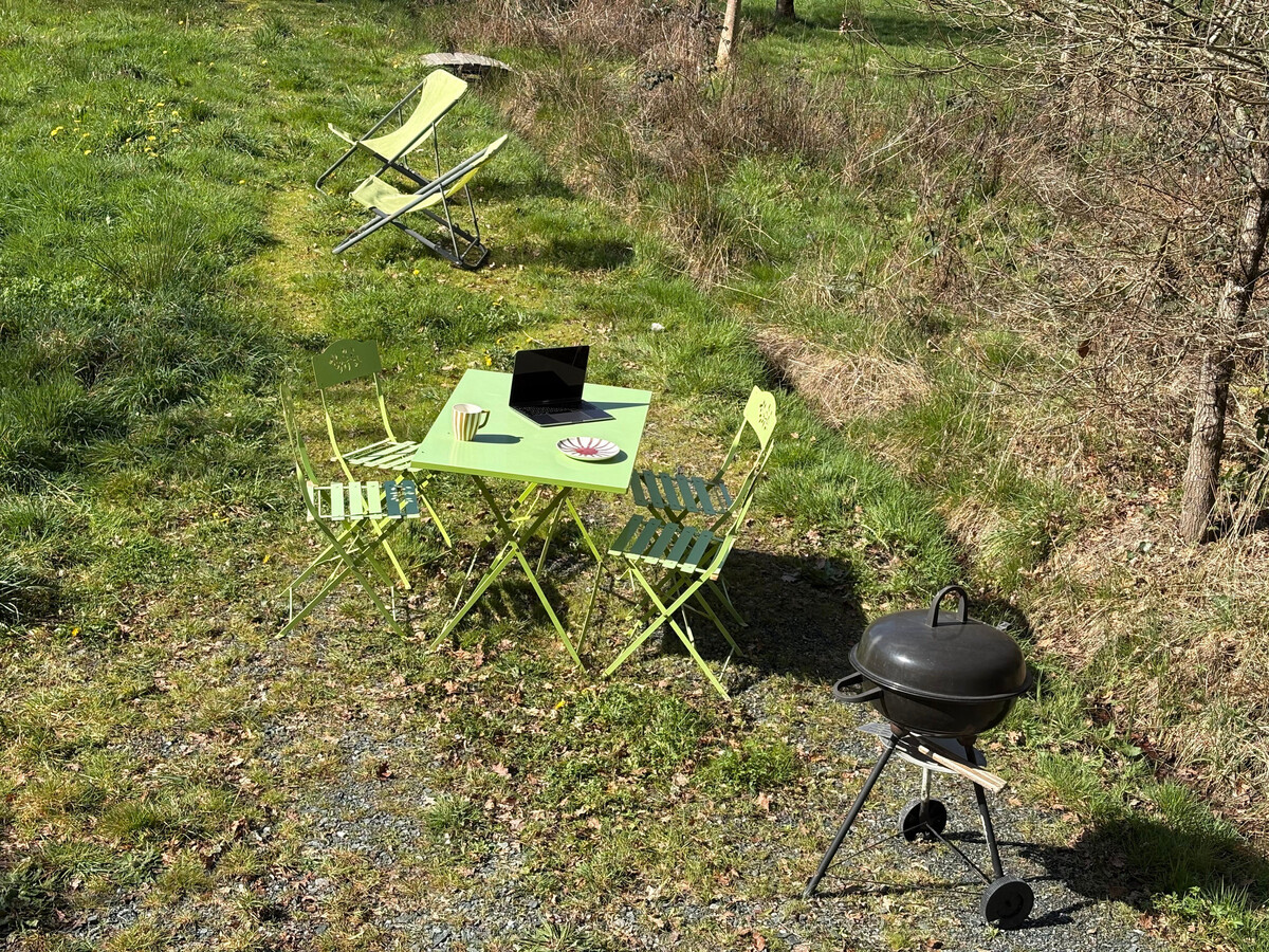 Roulotte romantique 2 pers. en pleine nature à Ardentes - Photo 12