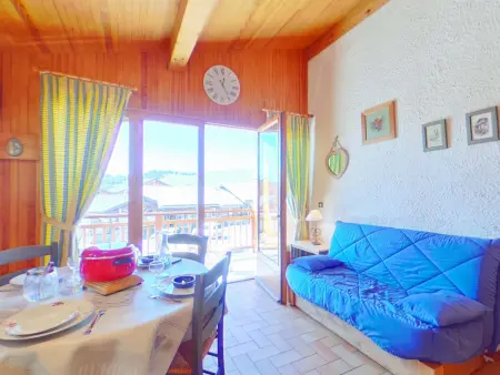 Location appartement à Les Saisies, Appartement 2 pièces Les Saisies 5 personnes, balcon exposé sud