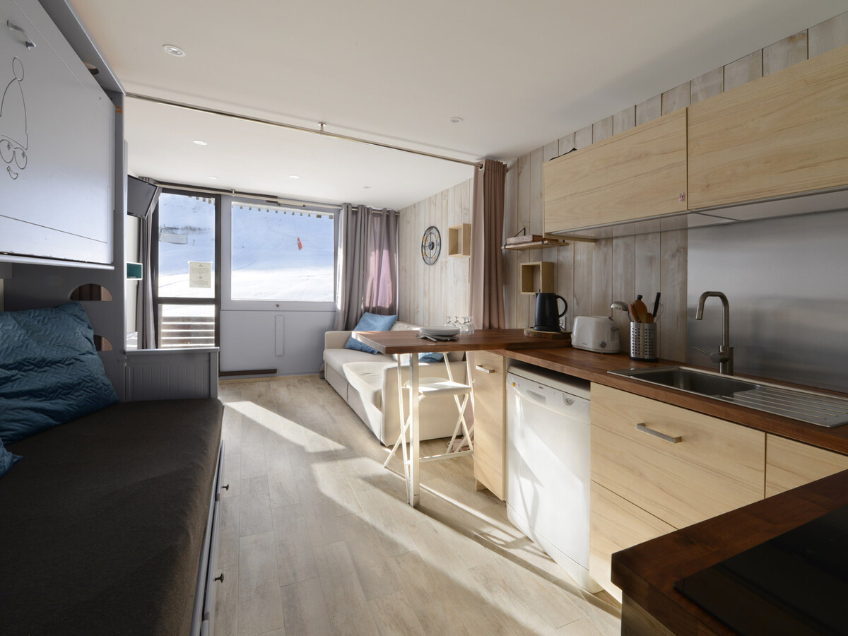 Studio rénové 26m² balcon sud, skis aux pieds à Plagne Aime - Photo 1