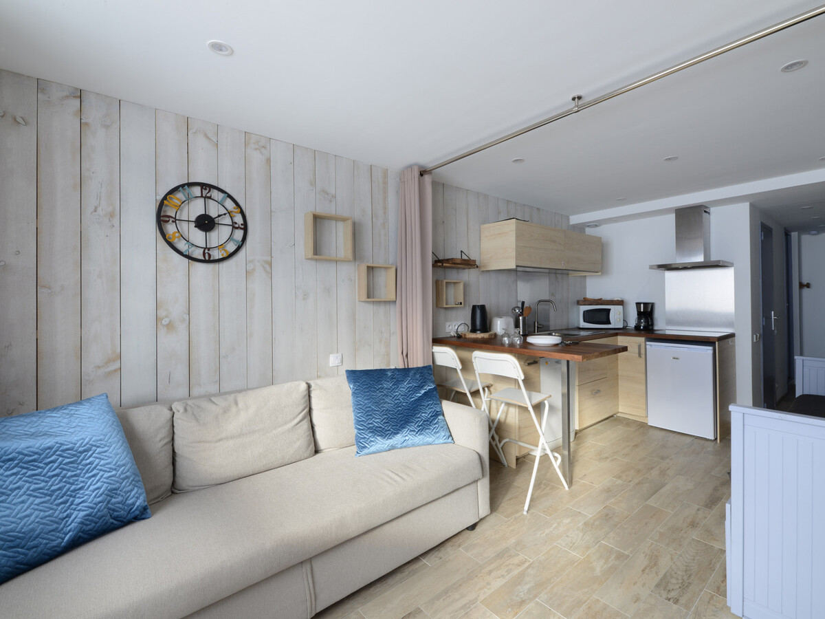 Studio rénové 26m² balcon sud, skis aux pieds à Plagne Aime - Photo 3