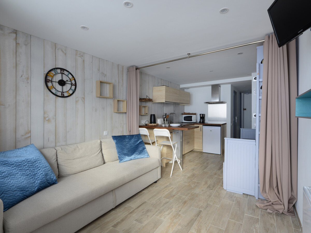 Studio rénové 26m² balcon sud, skis aux pieds à Plagne Aime - Photo 5