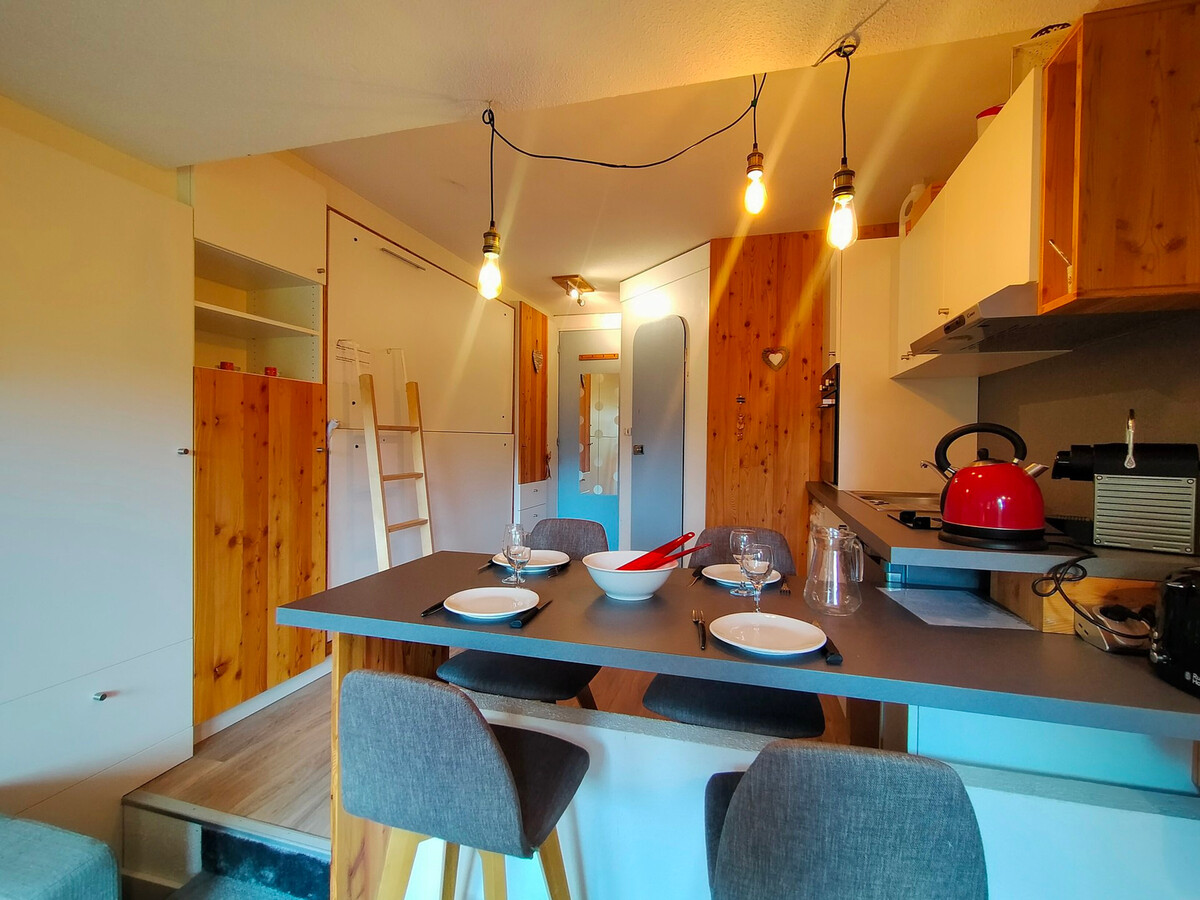 Studio 4 pers Avoriaz, balcon sud-ouest, vue domaine skiable - Photo 3