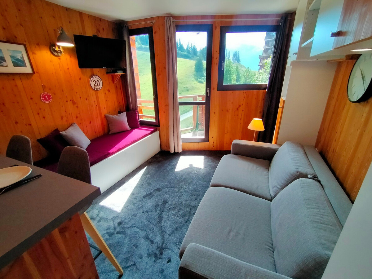 Studio 4 pers Avoriaz, balcon sud-ouest, vue domaine skiable - Photo 7