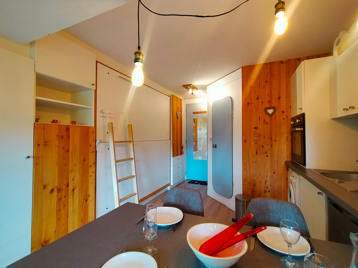 Studio 4 pers Avoriaz, balcon sud-ouest, vue domaine skiable - Photo 9