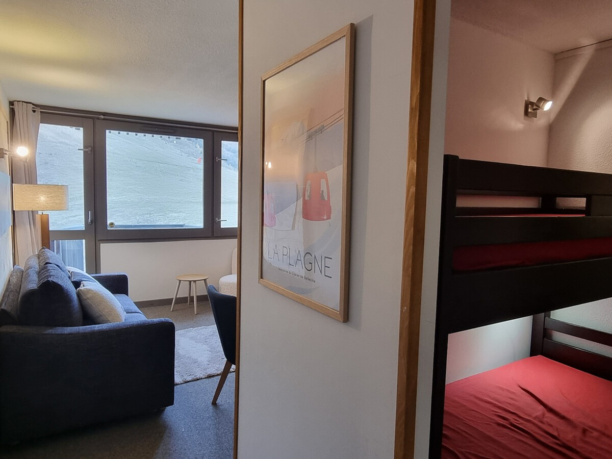 Studio 25m² skis aux pieds, balcon sud à Plagne Aime 2000 - Photo 4