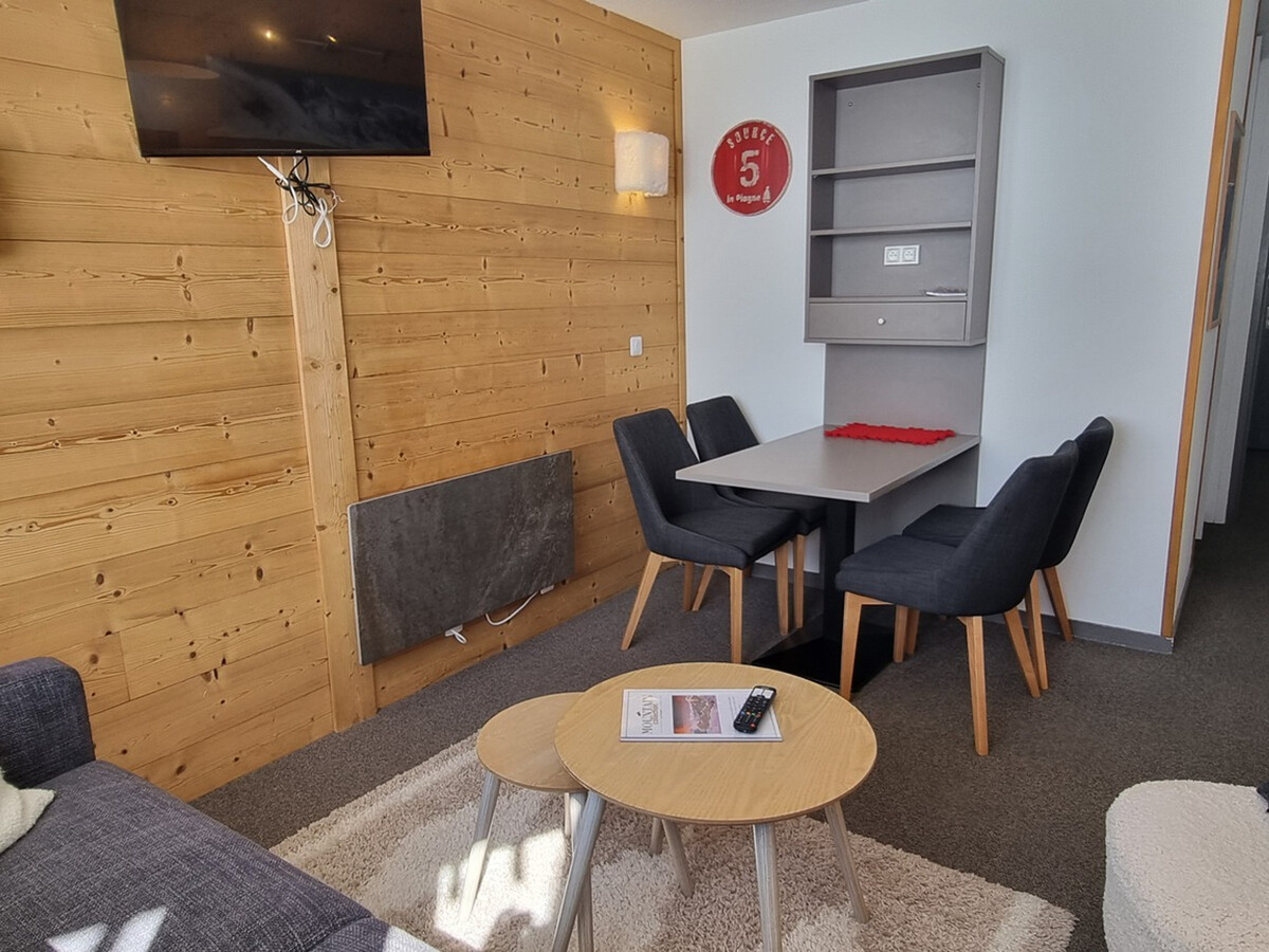 Studio 25m² skis aux pieds, balcon sud à Plagne Aime 2000 - Photo 5