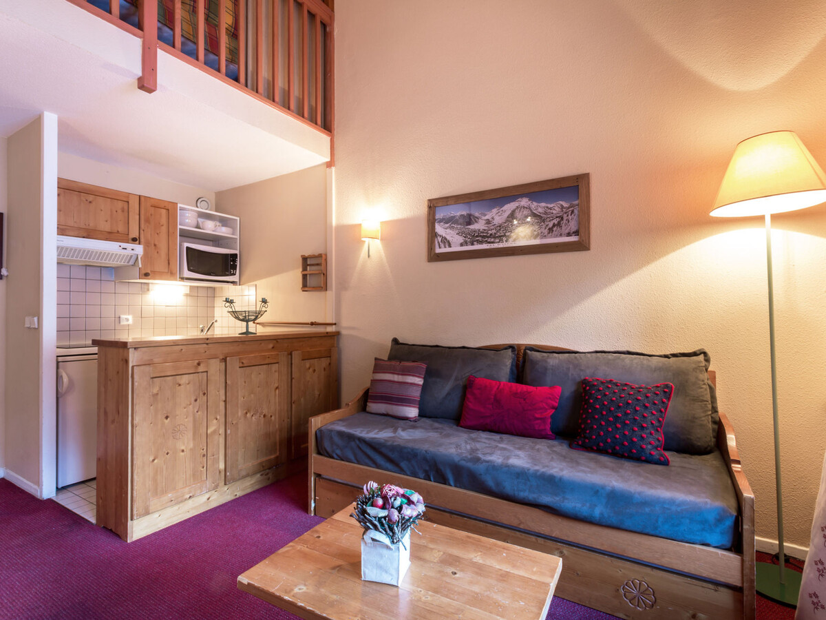 Studio mezzanine 5 pers. avec balcon Sud à Val-d'Isère - Photo 1