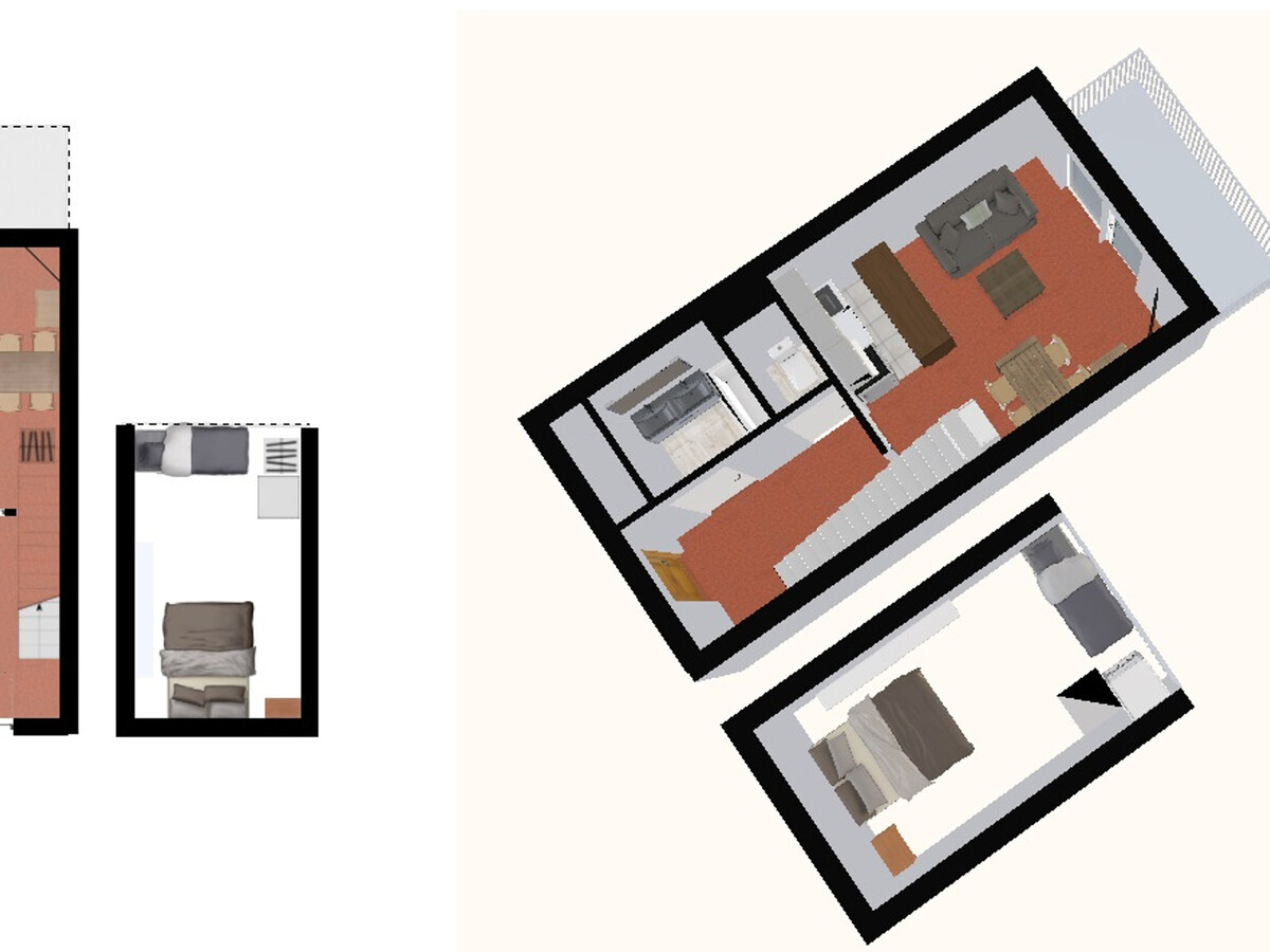 Studio mezzanine 5 pers. avec balcon Sud à Val-d'Isère - Photo 10