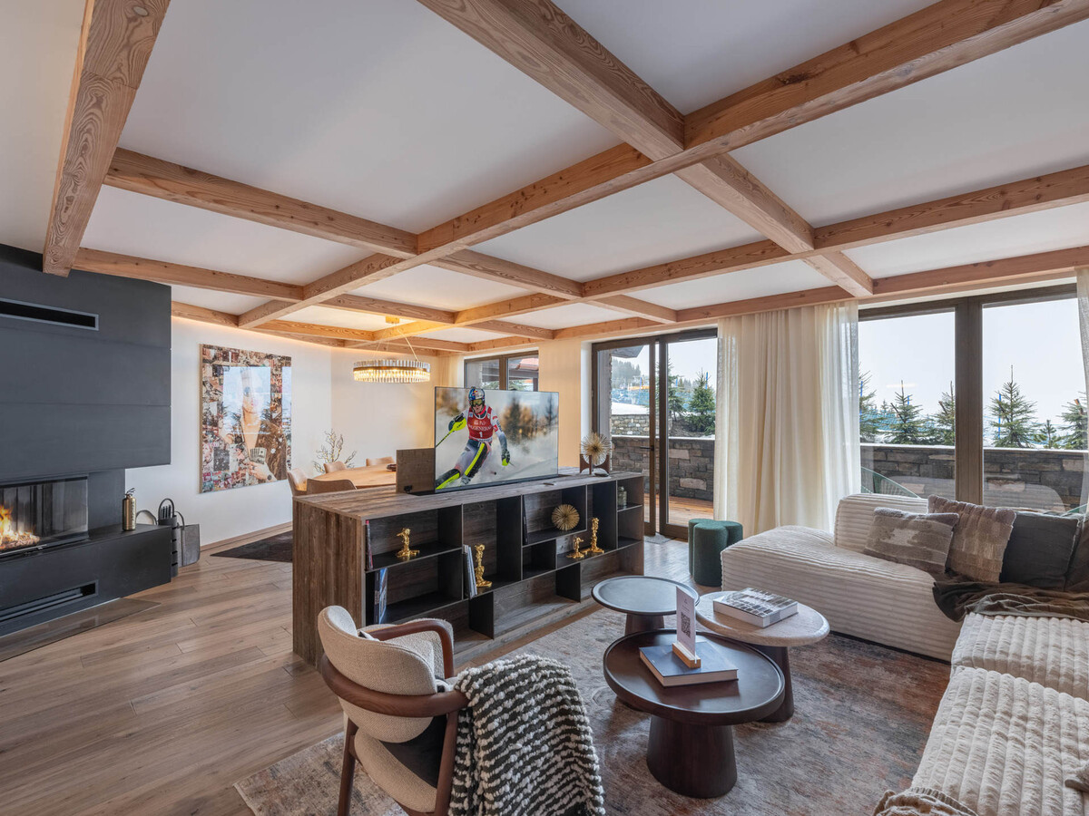 Appartement 126m² Ski-in/Ski-out + Spa à Courchevel 1850 - Photo 1