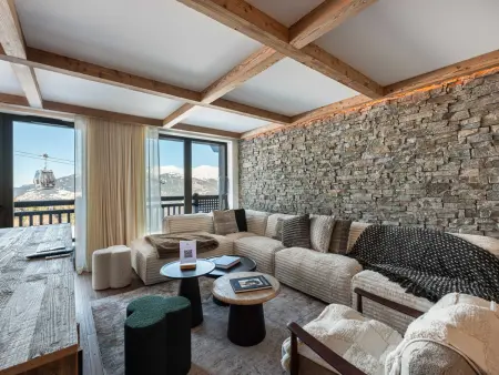 Appartement ski-in/ski-out Courchevel 1850, 3 chambres : photo 2