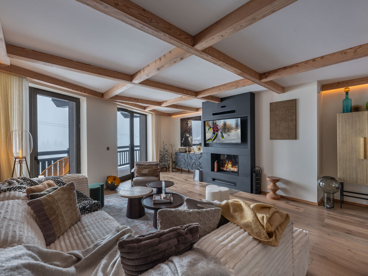 Appartement 86m² neuf, accès direct aux pistes à Courchevel - Photo 1
