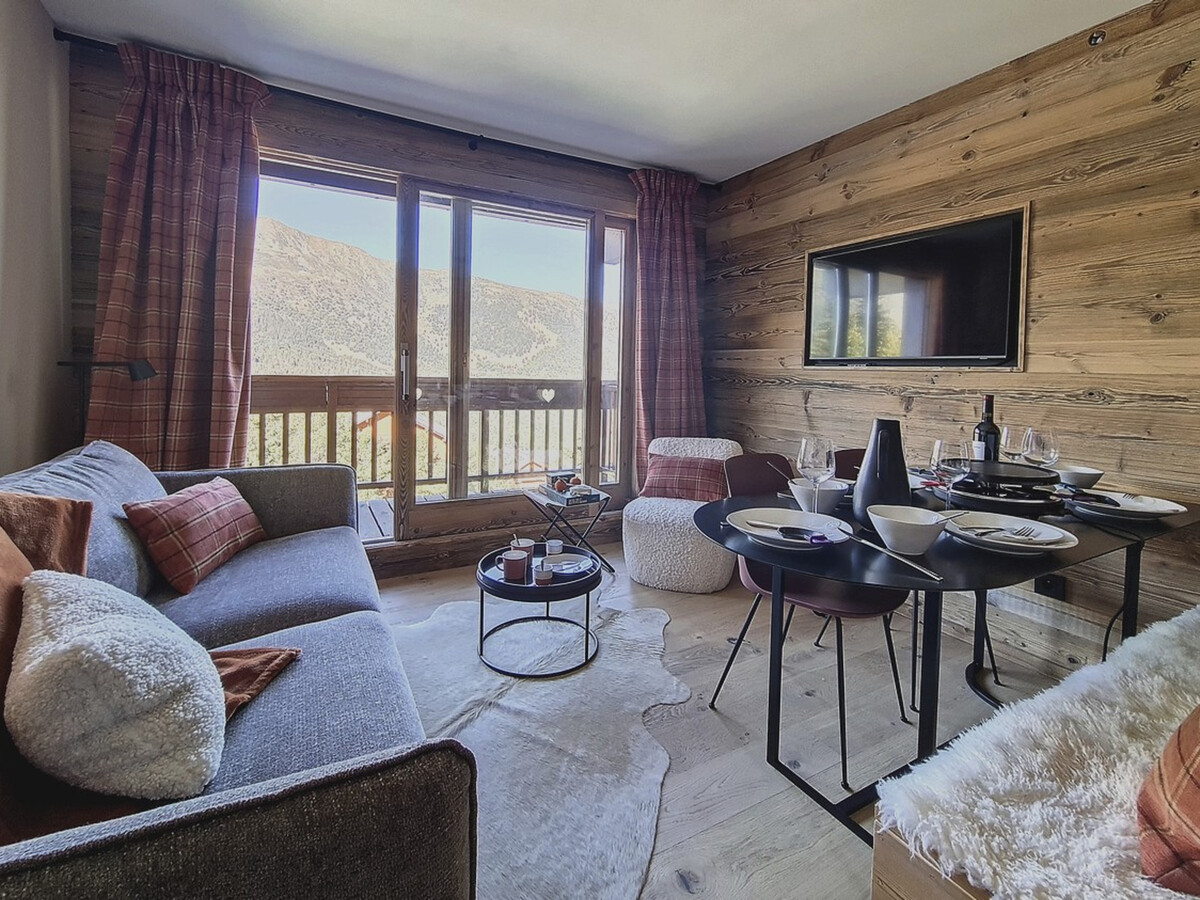 Appartement 35 m² rénové, balcon Ouest, vue pistes - Photo 6