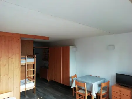 Location appartement à Les Arcs 1600, Studio charmant à Arc 1600, balcon vue montagne, 4 pers, TV, WIFI