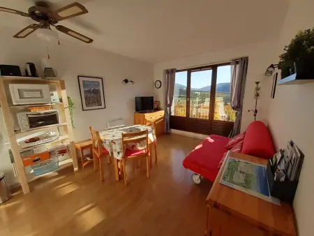 Location appartement à Villard de Lans, Studio cabine à Villard-de-Lans, balcon sud, parking, casier à skis