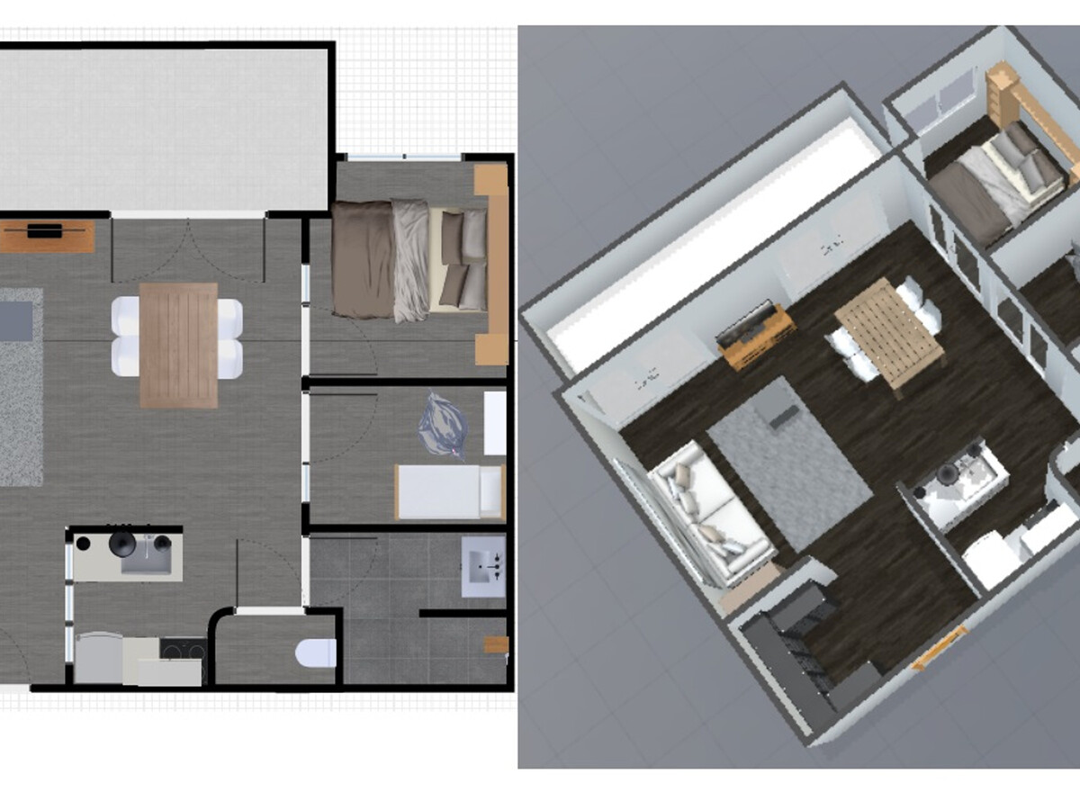 Appartement 5 pers. rénové, balcon Sud-Est, Val-d'Isère - Photo 11