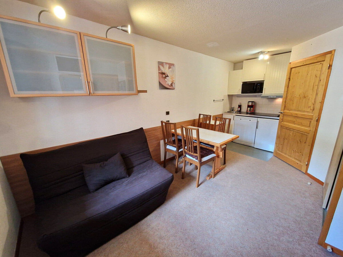 Studio cabine 5 pers avec balcon à Valfréjus - Photo 1