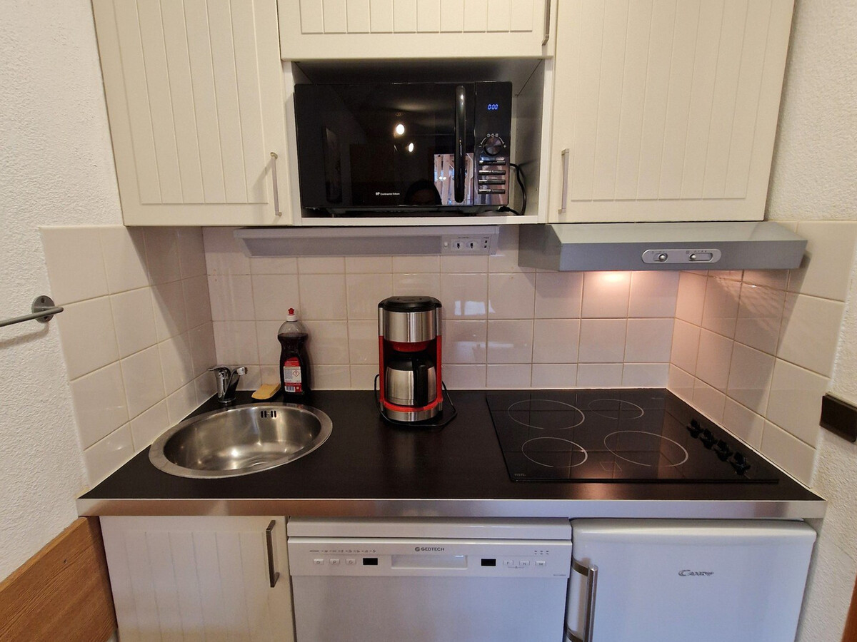 Studio cabine 5 pers avec balcon à Valfréjus - Photo 4