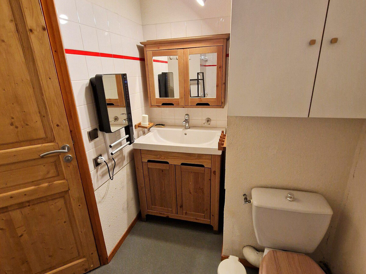 Studio cabine 5 pers avec balcon à Valfréjus - Photo 6