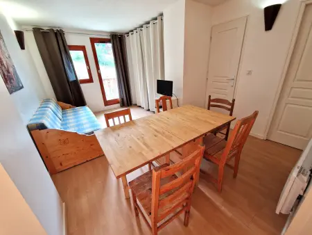 Location appartement à Valfréjus, Charmant 2 pièces avec coin montagne, 4/6 personnes, 32 m², balcon sud, à Modane