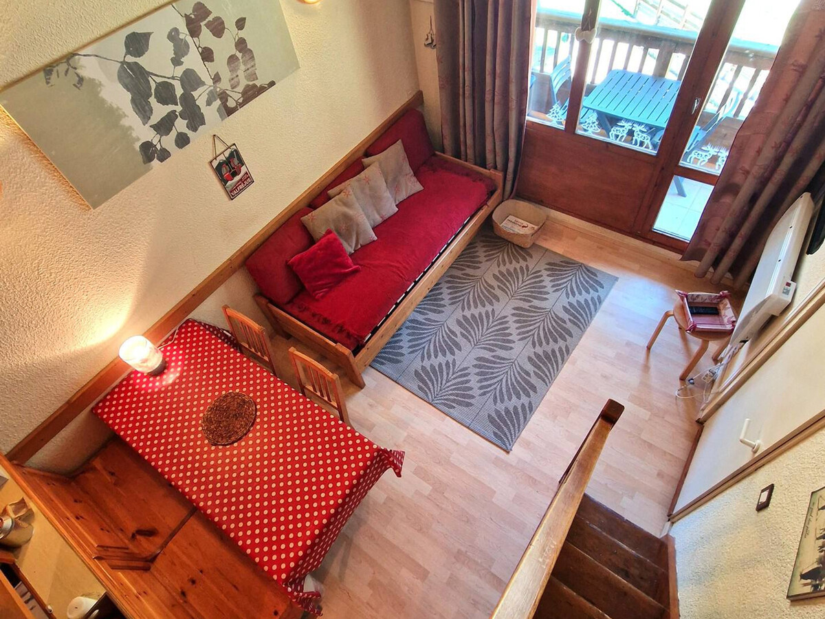 Studio mezzanine 6 pers avec vue pistes, Valfréjus - Photo 1