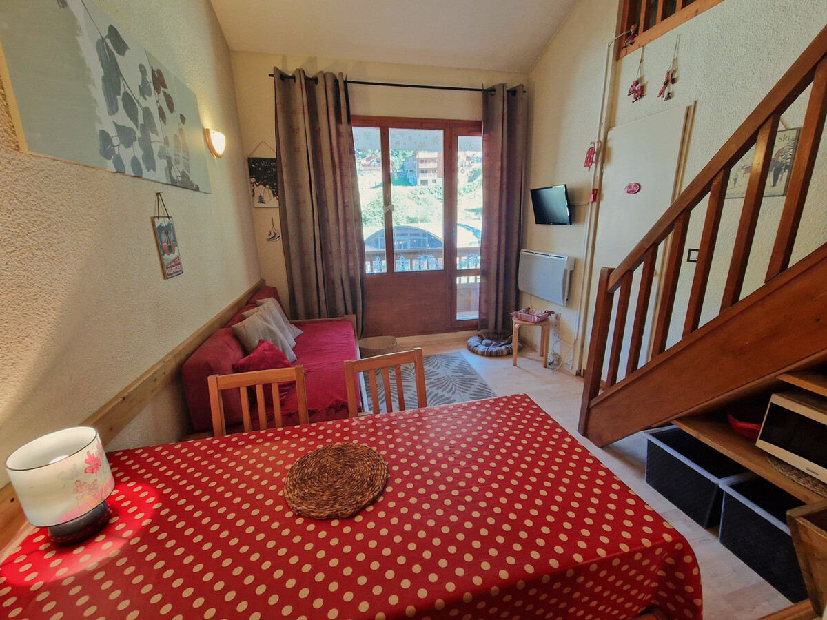 Studio mezzanine 6 pers avec vue pistes, Valfréjus - Photo 3