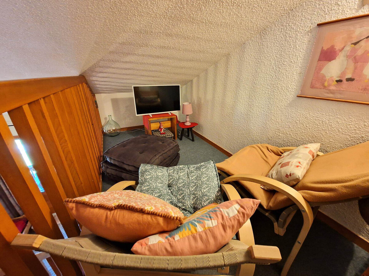 Studio mezzanine 6 pers avec vue pistes, Valfréjus - Photo 6