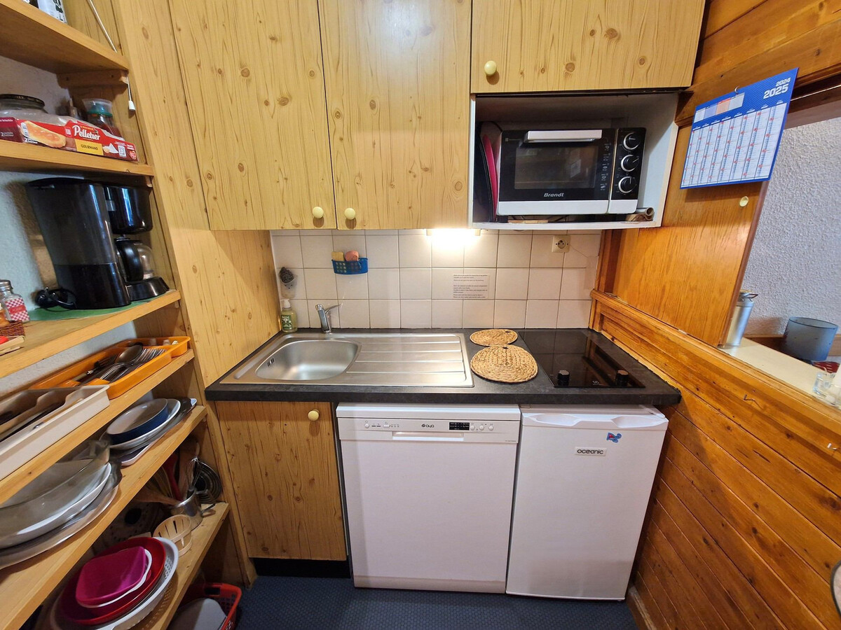 Studio mezzanine 6 pers avec vue pistes, Valfréjus - Photo 7