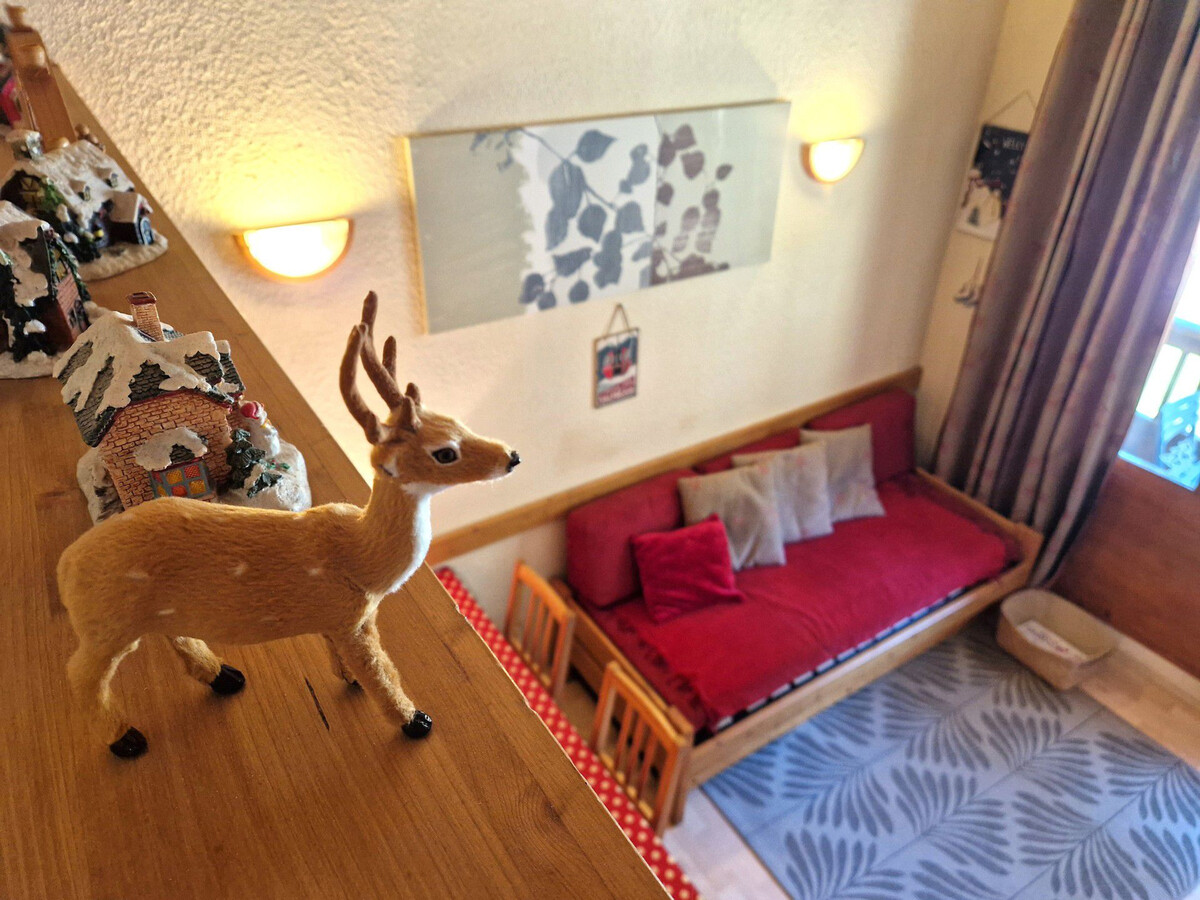 Studio mezzanine 6 pers avec vue pistes, Valfréjus - Photo 11
